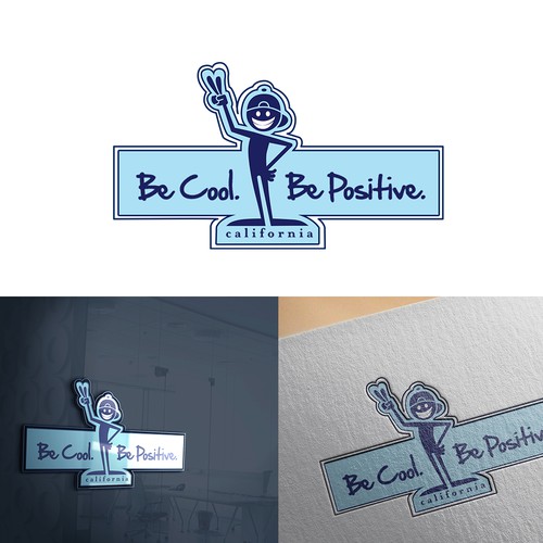 Be Cool. Be Positive. | California Headwear Ontwerp door wilndr