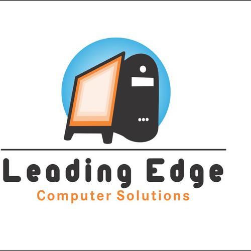 logo for Leading Edge Computer Solutions Design by tushonline