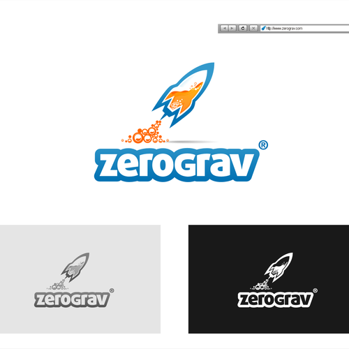 Nice, friendly logo for Zero Grav Design by Sr.Joe