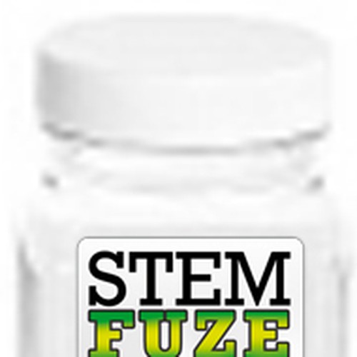 Create the next product label for StemFuze Diseño de CMethod