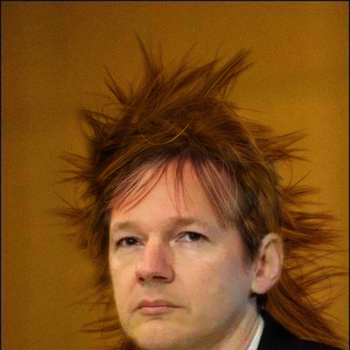 Design the next great hair style for Julian Assange (Wikileaks) Design von ✔Julius