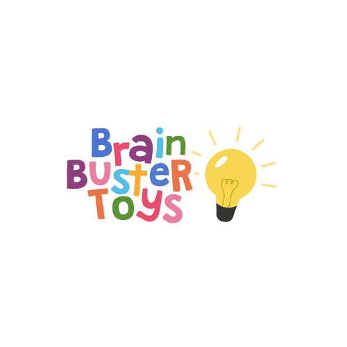 Brain Buster Toys Logo & Social Media Contest. Design by BrainstormingDsg