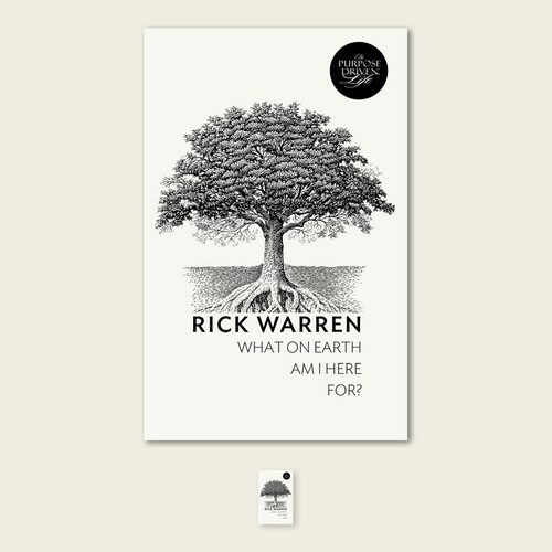 Book cover redesign for "What on Earth Am I Here For? The Purpose Driven Life" by Rick Warren Design by vanessamaynard