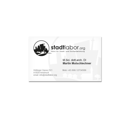 New logo for stadtlabor.org Design by 7scout7