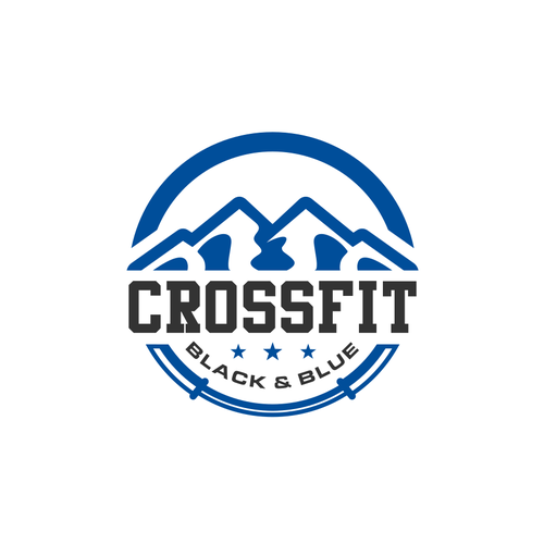 CrossFit Black & Blue -logo design Design by sriredjeki