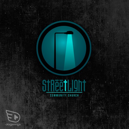 Young, Hip, Urban - Streetlight Community Church Logo Design réalisé par Dogwingsllc