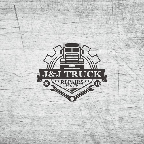 Create the first logo for a truck mechanical repair workshop that has ...