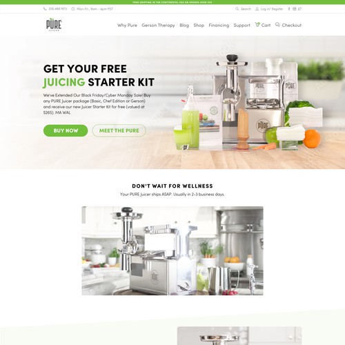 PURE Juicer & Starter Kit