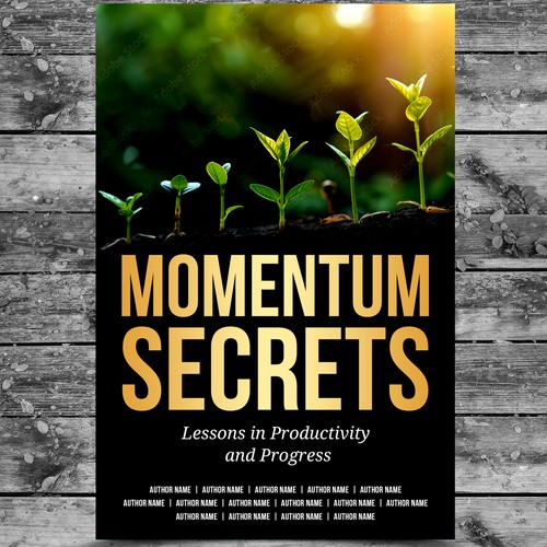 Create a cover for a book about Lessons in Productivity and Progress Design by Platinumedia
