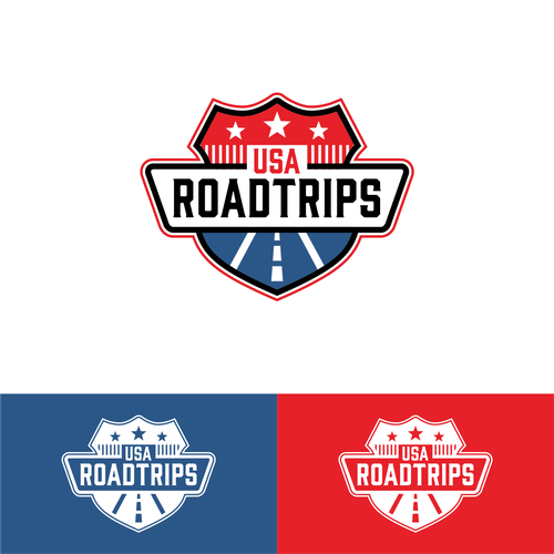 Roadtrip! Fun logo design for shuttles. Design by BlackAngel®