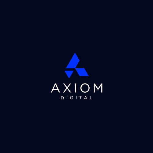 axiom digital logo design Design by pleesiyo