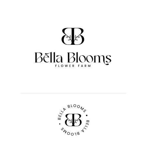 Bella Blooms needs a logo unlike any other flower farm Design by KellieAnnCreative