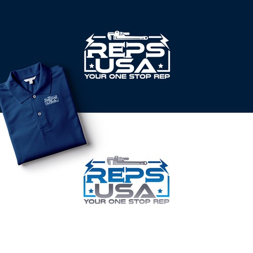 Diseño de Rep's USA Logo de Nana445