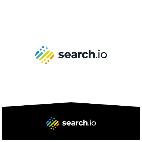 Logo for modern AI search engine Diseño de wenk