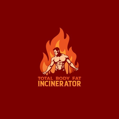 Design a custom logo to represent the state of Total Body Fat Incineration. Réalisé par Konyil.Iwel