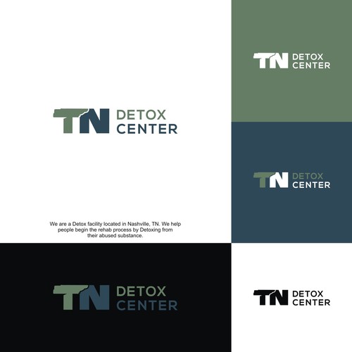 Detox Center Logo Design by @ProSolution.