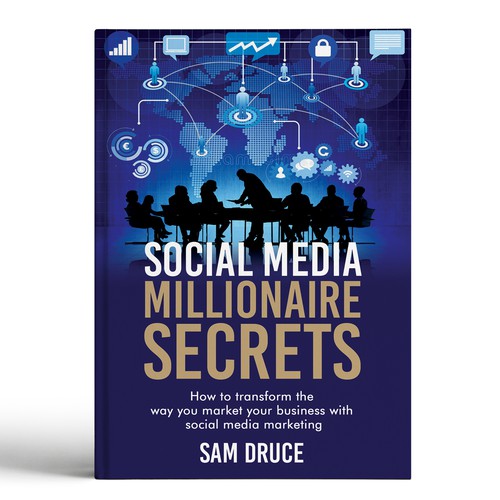 Design A Social Media Marketing Book Cover Being Sent to 500,000 in 10 days! Design by Shivaal