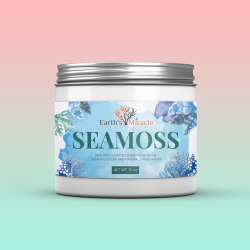 Design a Label for our Sea Moss Gel Product Design by Fredrick Balois