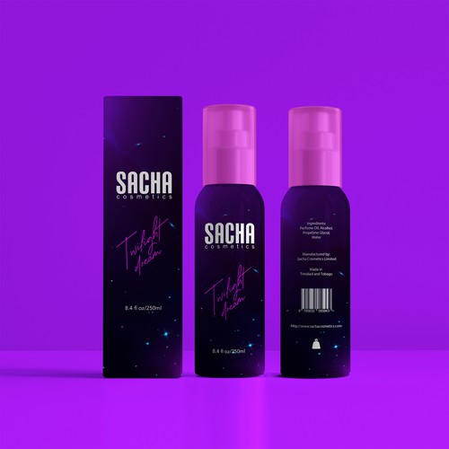 Sacha Body Mist Design by Ahtisham_ali