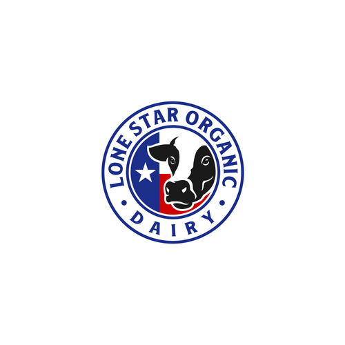 Organic Dairy In Texas - Logo Design by mac23line