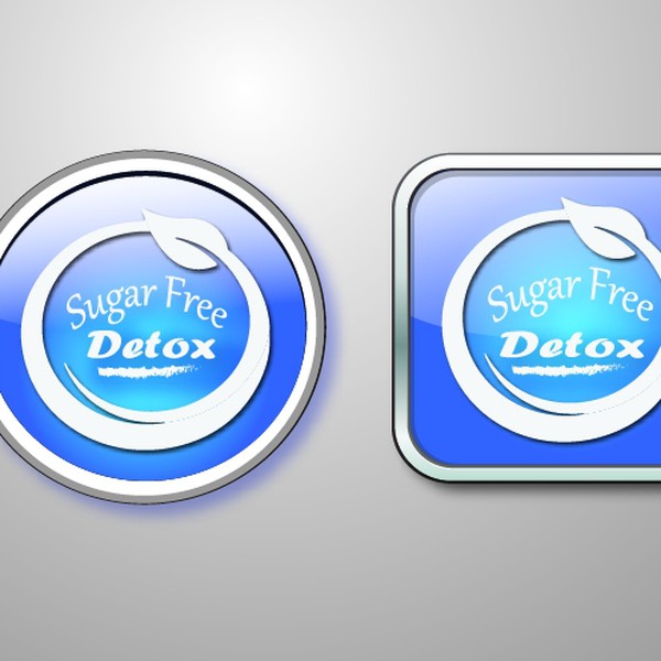 Sugar-Free Detox Logo for iPhone App