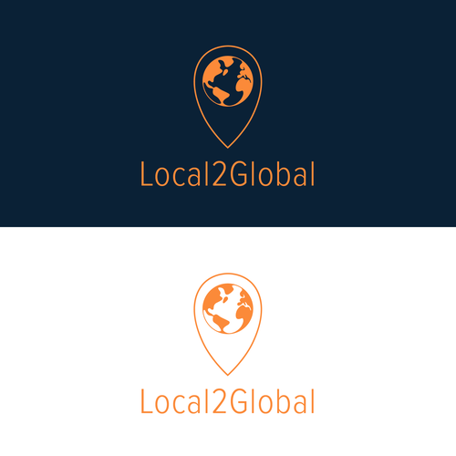 Can you combine a handshake and a globe into a seamless design that is minimal, abstract & trendy? Or, try something new Design von Kiap