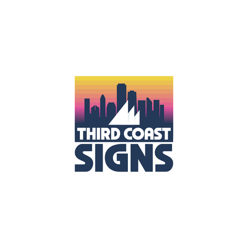 New vibrant business logo and branding for a sign making company serving Chicago Design by NinjaMouse™