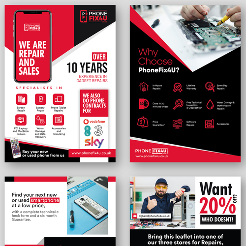 Leaflet for a Tech company Design by SUBHADIP BISWAS