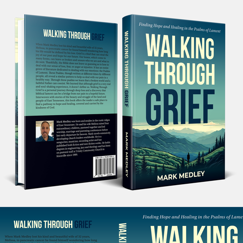 Book Cover: "Walking Through Grief" Guaranteed Winner! Design by Hisna