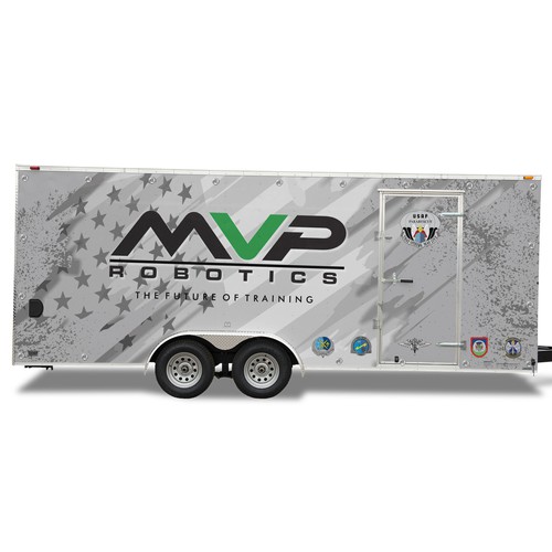 DESIGN A TRAILER WRAP FOR MILITARY ROBOTS - MVP ROBOTICS Design by dnite