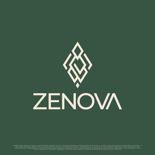 Design di Zenova Logo: Revolutionary suite of health and wellness mobile apps di Esui Studio