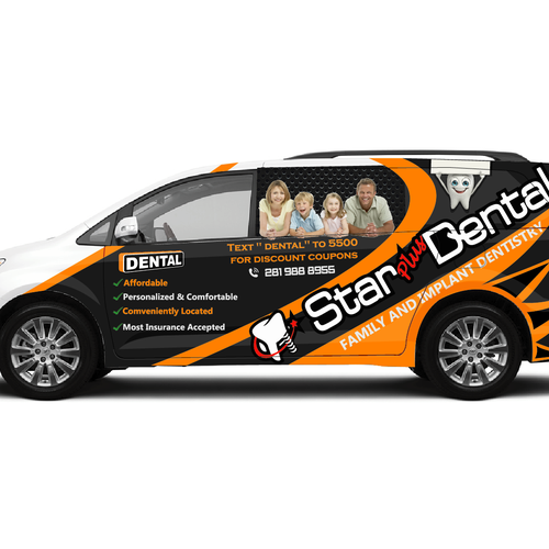  CAR wrap design for Dental office Design by Abraham Lingcon