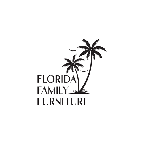 logo that displays the image of a family owned furniture store that sells quality at discount prices Design by Pearl25
