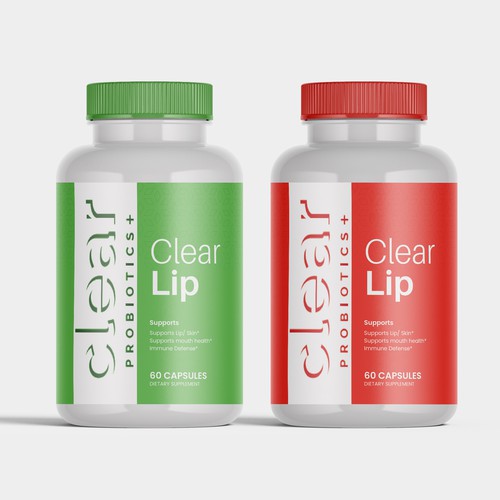 Bottle Labeling for Probiotic Company Design by ideasLab°