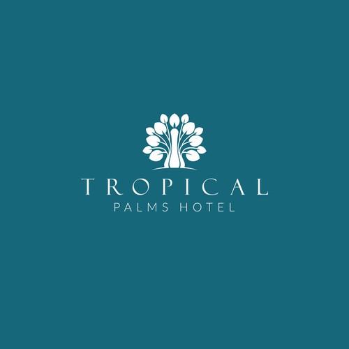 Tropical Palms Hotel-ontwerp door abdzgn