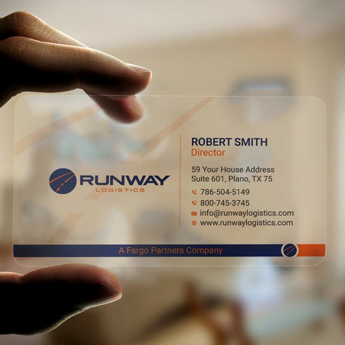 Design di Runway Logistics Business Card di Rskylight
