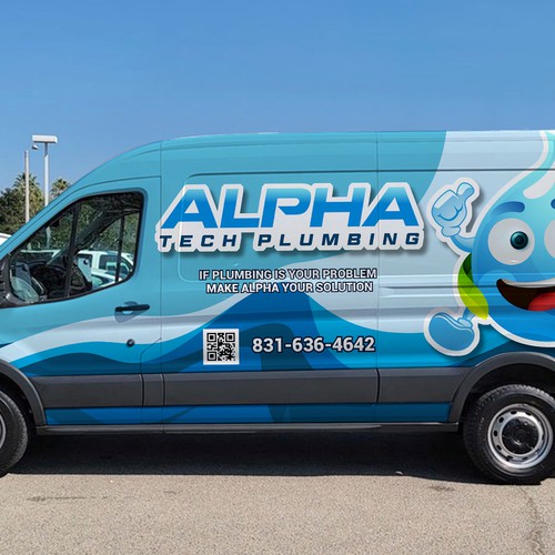 Fun Plumbing van wraps! logo and inspo pic provided! Design réalisé par RicardoRS