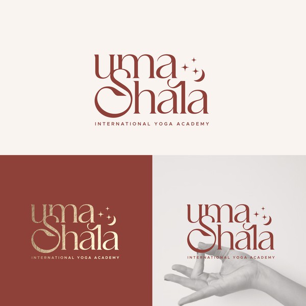 Yoga and wellness logo