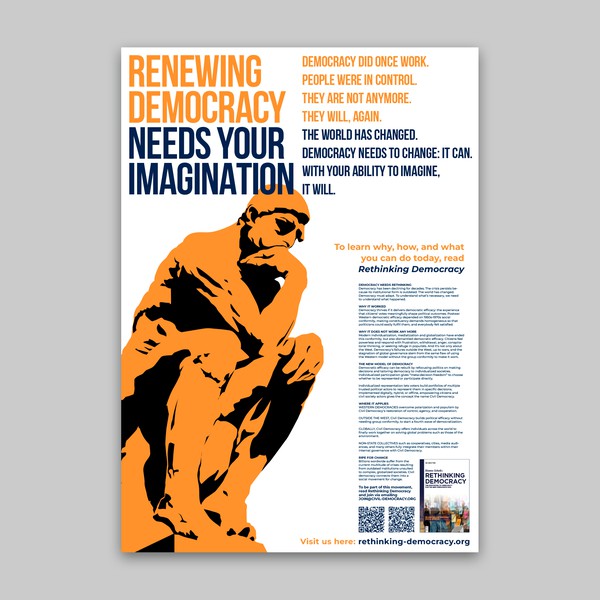 Poster design for a book promotion