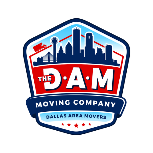 GloxeeさんのDesign a fun, high-quality logo for The DAM Moving Companyデザイン