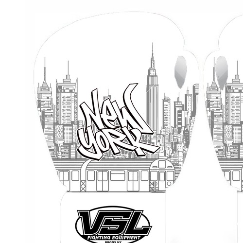 NYC Boxing Gloves Design by Simeo