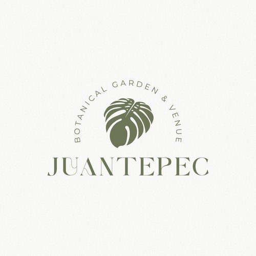 Botanical garden & Venue Logo creation (we would like to use the leaf as a cut out on a steel plaque (with holes in the  Design by GIRA.