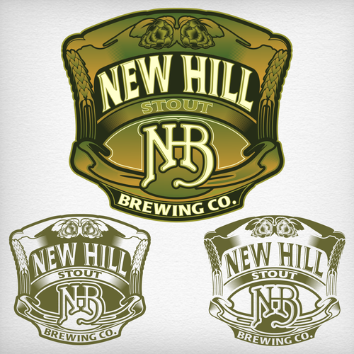 Blend sophistication with edge to create attention grabbing logo for New Hill Brewing Co. Design by DataDesign99d