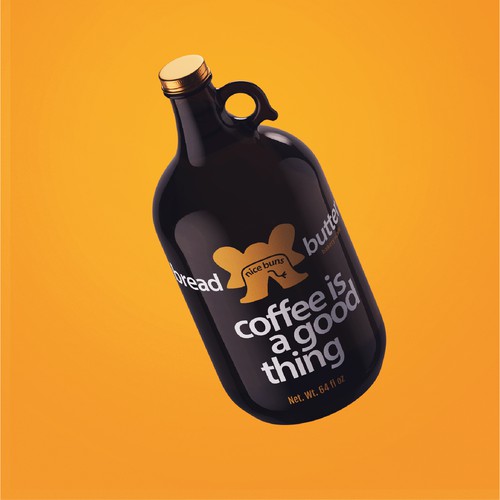 Beer Growler with our Elephant Butt logo Design by kdisain