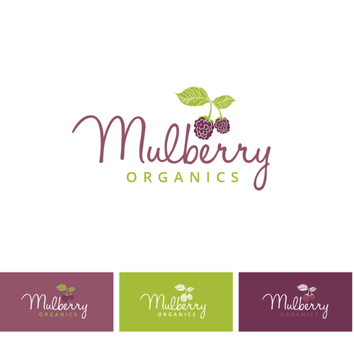 Create logo for mulberry organics skincare and hair products line