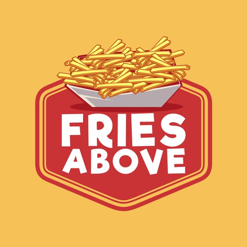French Fries Restaurant Logo Design by Rav Astra