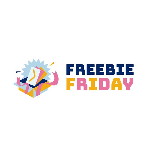 Freebie Fridays - Fun Modern Logo that grabs attention! :) Design réalisé par Jason Kristanto