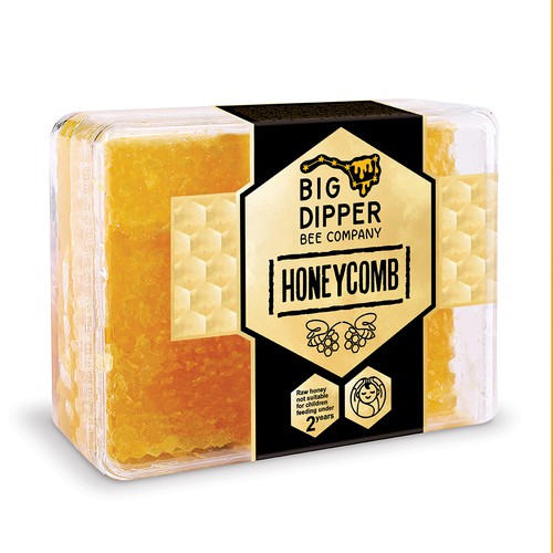 Design a label for my home grown Honey Comb Design by Paul Coman