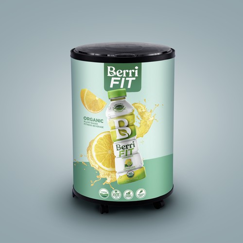 Branded Beverage Cooler Design by sougatacreative