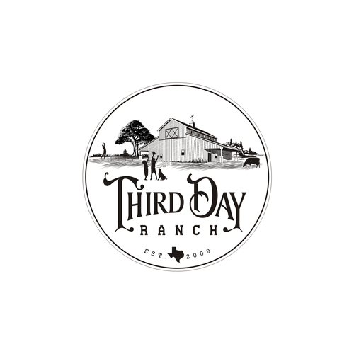 Design Capture essence of Texas ranch experience in new Third Day Ranch logo por Epiphanie